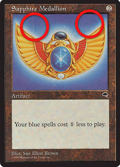 Sapphire Medallion Card Front