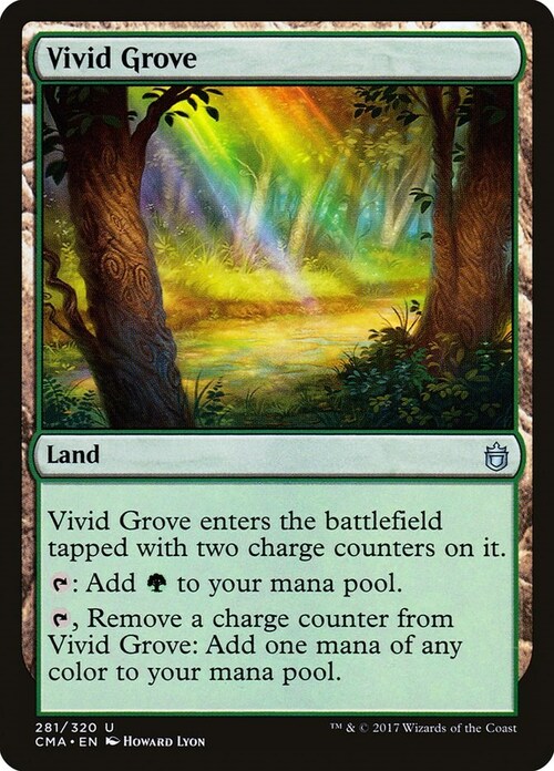 Vivid Grove Card Front