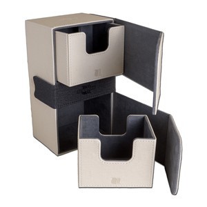 Blackfire Convertible Premium Deck Box Dual 200+ (White)