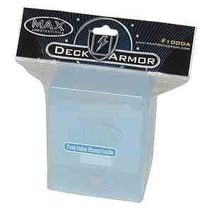 Max Protection: Deck Armor Deck Box (Clear White)
