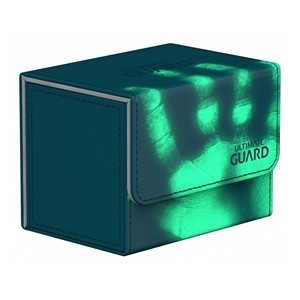 Ultimate Guard SideWinder ChromiaSkin Deck Case 80+ (Petrol)