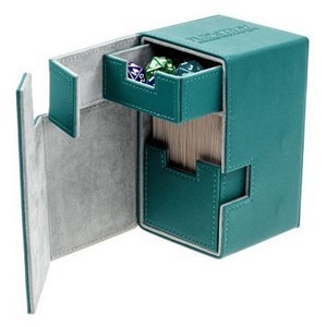 Ultimate Guard Flip'n'Tray Deck Case 100+ (Petrol Blue)