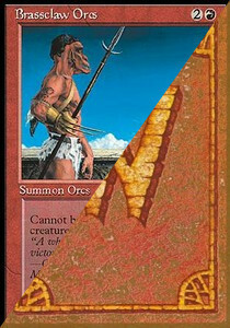 Orchi dell'Artiglio d'Ottone Card Front