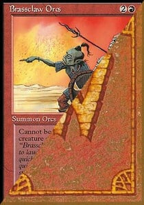 Orchi dell'Artiglio d'Ottone Card Front