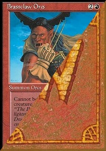 Orchi dell'Artiglio d'Ottone Card Front