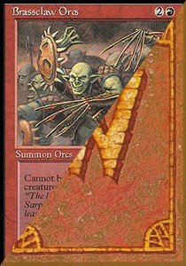 Orchi dell'Artiglio d'Ottone Card Front