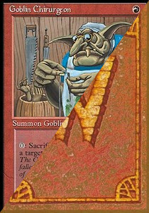 Goblin Chirurgeon Card Front