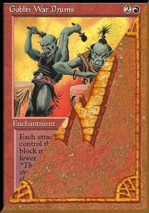 Tamburi di Guerra dei Goblin Card Front