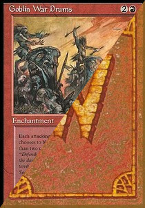 Tamburi di Guerra dei Goblin Card Front