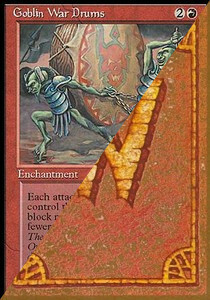 Tamburi di Guerra dei Goblin Card Front