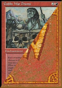 Tamburi di Guerra dei Goblin Card Front