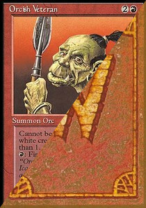Orcish Veteran Card Front