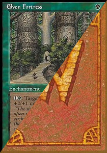 Elven Fortress Card Front
