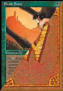 Elvish Scout Card Front