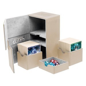 Ultimate Guard Twin Flip'n'Tray Deck Case 160+ (Sand)
