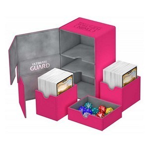 Ultimate Guard Twin Flip'n'Tray Deck Case 160+ (Pink)