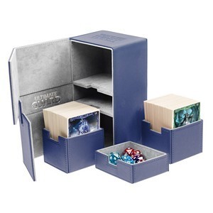 Ultimate Guard Twin Flip'n'Tray Deck Case 200+ (Blue)