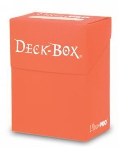 Ultra-Pro Solid Peach Deck Box