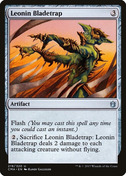Leonin Bladetrap Card Front