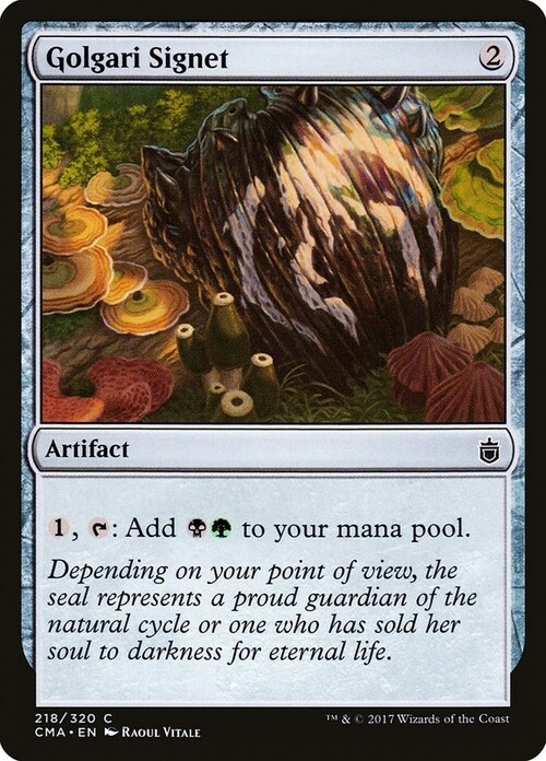 Golgari Signet Card Front