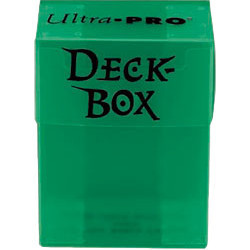 Ultra-Pro Clear Green Deckbox