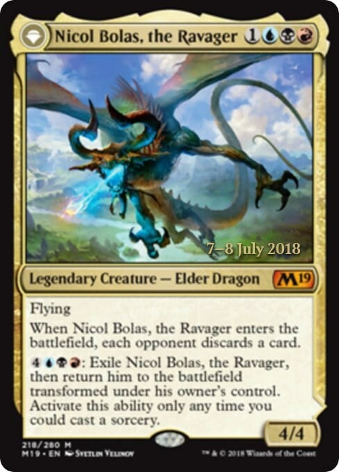 Nicol Bolas, the Ravager // Nicol Bolas, the Arisen Card Front