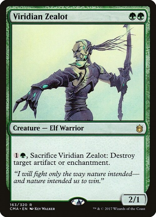 Viridian Zealot Card Front
