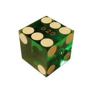 Casino Die (Green)