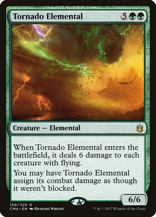 Elementale dei Tornado Card Front