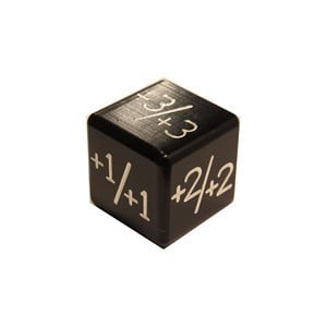 Marker -3/-3 - +3/+3 Die (Black)