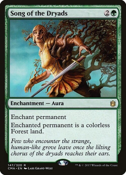 Song of the Dryads Card Front