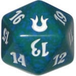 Born of the Gods: D20 Die (Green)
