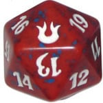Born of the Gods: D20 Die (Red)