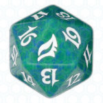 Green Lorwyn D20 Die