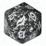Black Lorwyn D20 Die