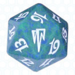Green Coldsnap D20 Die