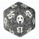 Black Apocalypse D20 Die