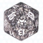 Black Eventide D20 Die