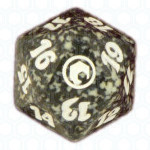 Black Scars of Mirrodin D20 Die