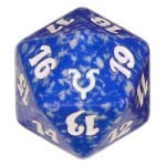 Blue Avacyn Restored D20 Die
