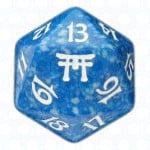 Blue Champions of Kamigawa D20 Die
