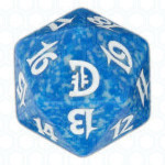 Blue Deckmasters D20 Die