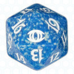 Blue Future Sight D20 Die