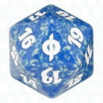 Blue New Phyrexia D20 Die