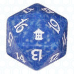 Blue Saviors of Kamigawa D20 Die