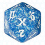 Blue Tenth Edition D20 Die