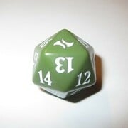 Fate Reforged: D20 Die (Green)