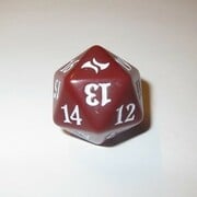 Fate Reforged: D20 Die (Red)