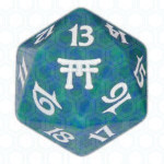 Green Champions of Kamigawa D20 Die