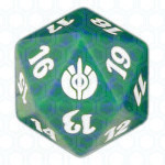 Green Mirrodin Besieged D20 Die